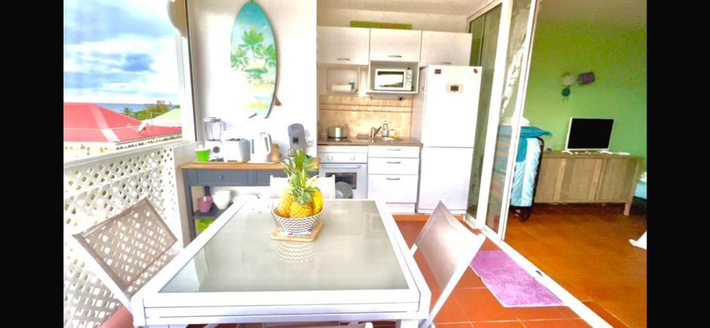 Guadeloupe- Saint-Francois- Residence Anse Des Rochers - Appartement Quart De Villa Etage - Vue Mer- 4 Personnes - Lit Bebe Sur Demande - Citerne Et Wifi Prives -Animaux Ok-Acces Plage Direct -Apnee Bien-Etre Experience Sur Demande Avec Instructeur A Екстериор снимка