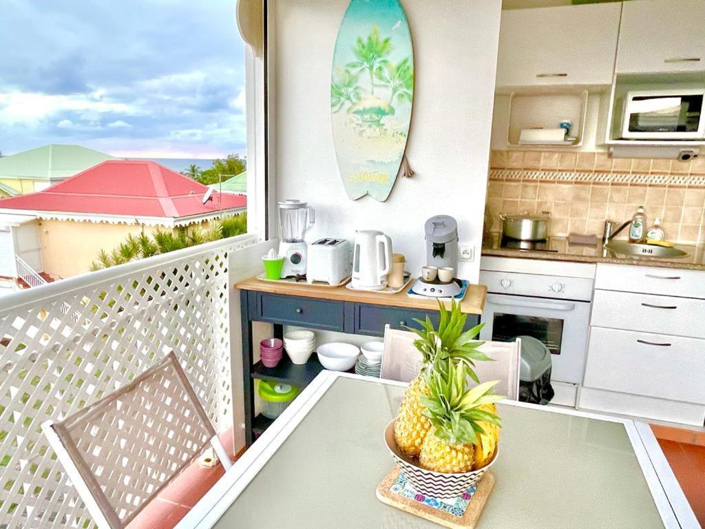 Guadeloupe- Saint-Francois- Residence Anse Des Rochers - Appartement Quart De Villa Etage - Vue Mer- 4 Personnes - Lit Bebe Sur Demande - Citerne Et Wifi Prives -Animaux Ok-Acces Plage Direct -Apnee Bien-Etre Experience Sur Demande Avec Instructeur A Екстериор снимка